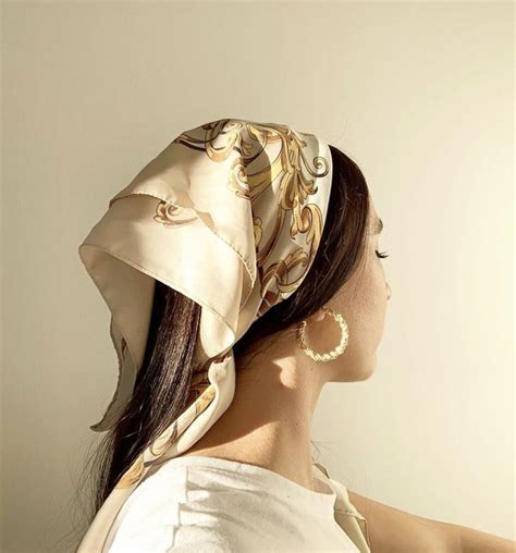 Pin By Gagmam On Silk Scarves Head Scarf Styles Head Scarf Scarf