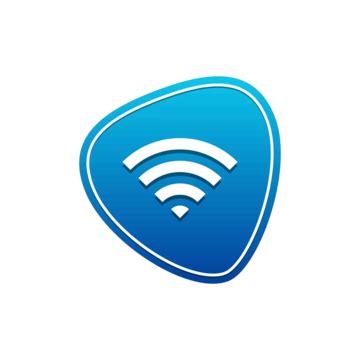 Iconic Wifi Signal And Wireless Network Symbols Connection Web Internet