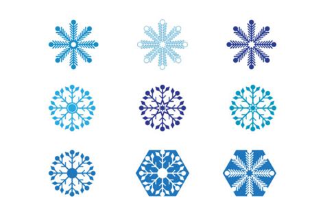 Snowflake Logo Vector Graphic by Redgraphic · Creative Fabrica