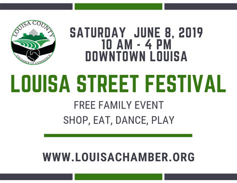 Louisa Street Festival - Louisa County Chamber of Commerce