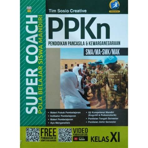 Jual Buku Ringkasan Dan Latihan Soal Super Coach Ppkn Sma Ma Kelas Xi