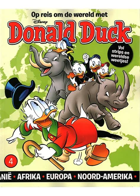 Donald Duck Thema Pocket Reis Om De Wereld Vmbpress