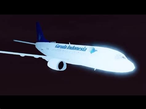 Garuda Indonesia Flight Roblox Crash Animation Youtube