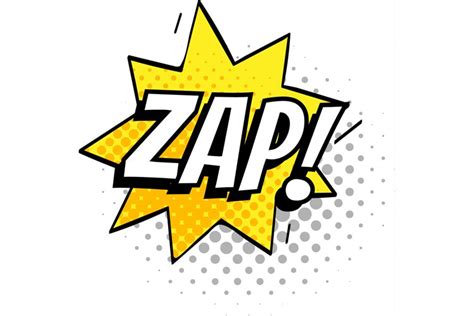 Zap Comic Bubble Cartoon Text Balloon Comics Expression