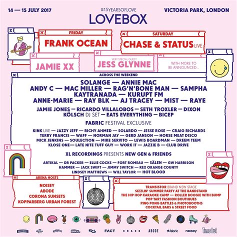 Lovebox Festival 2017 Lineup Announced - Dance Rebels