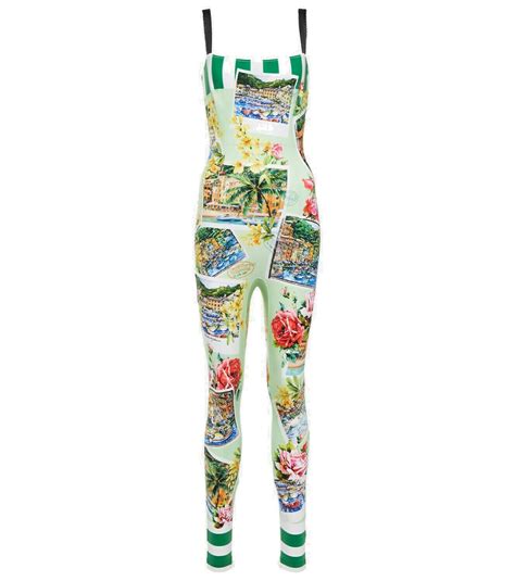 Dolce Gabbana Portofino Printed Jumpsuit Dolce Gabbana