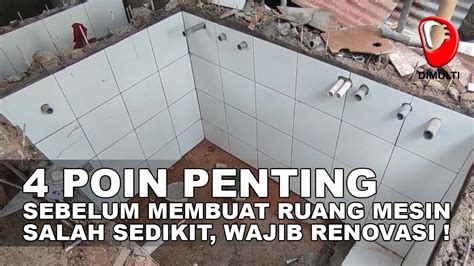 4 Hal Penting Pembuatan Ruang Mesin Kolam Renang Youtube