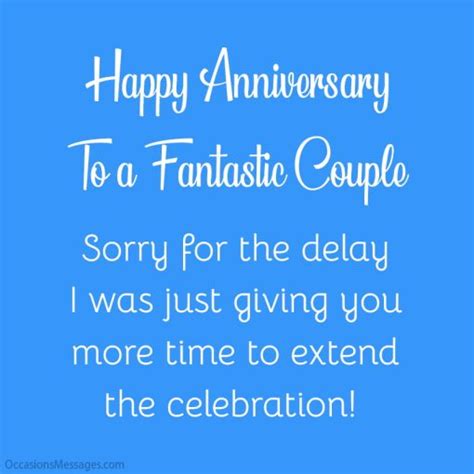 Belated Wedding Anniversary Wishes And Messages