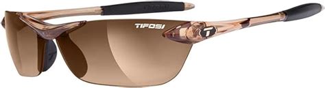 Tifosi Womens Seek 0180404779 Wrap Sunglassescrystal Brown Framebrown Gradient