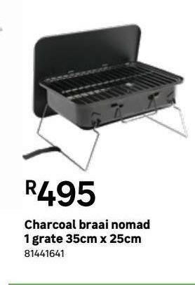 Charcoal Braai Nomad Grate Cm X Cm Offer At Leroy Merlin