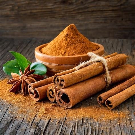 Premium Photo Cinnamon Sticks With Powder Isolated On White Background