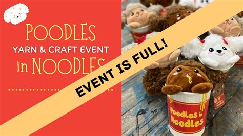 Poodles In Noodles Yarn And Craft Event Sounds Of Color Studio