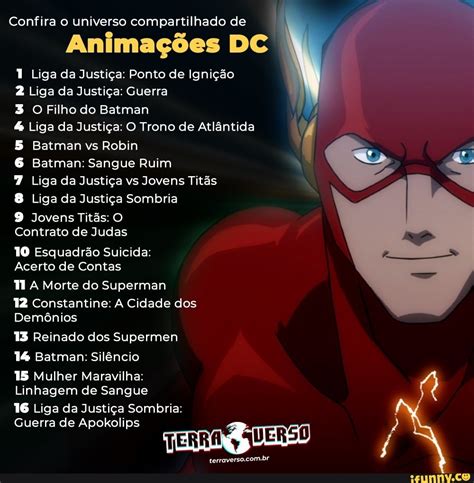 Confira O Universo Compartilhado De Animações Dc Liga Da Justiça Ponto