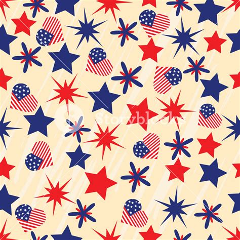 Seamless Pattern For 4th Of July Royalty Free Stock Image Storyblocks