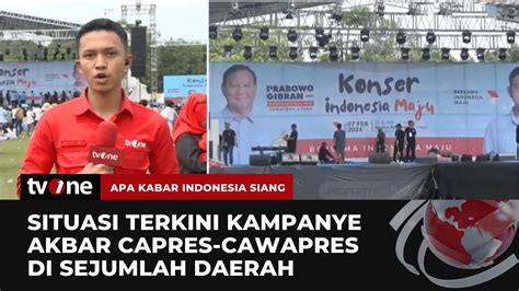 Pantauan Lokasi Kampanye Capres Cawapres Di Sejumlah Daerah AKIS