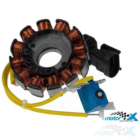 Stator Iskrownik Stojan Alternatora 12 Cewek OEM Derbi Aprilia