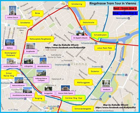 Достопримечательности вены на карте метро Карта Вены на русском языке