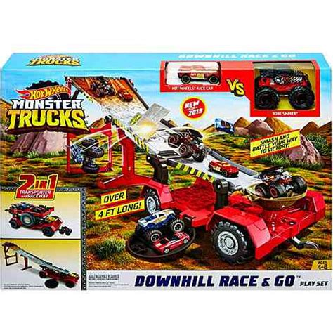 Hot Wheels Monster Trucks Downhill Komplet steze 2 v 1 Mattel nakupovanje v IgračeShop