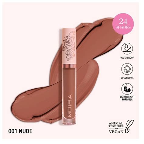 Moira Lip Divine Liquid Lipstick Nude Jeevee