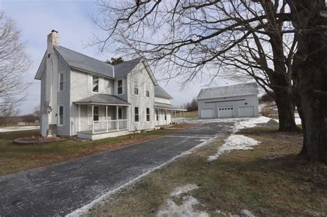 Circa Farmhouse For Sale W Garage And Barn On Acres New York