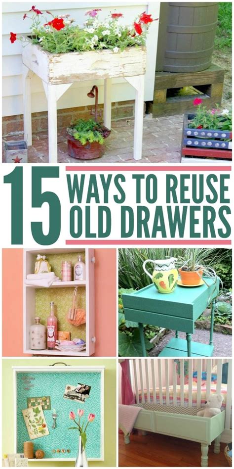 15 Smart Ways To Reuse Old Drawers