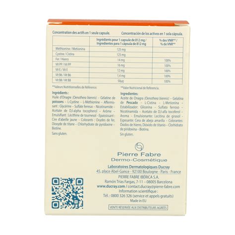 Anacaps Reactiv 30 cápsulas de Ducray | Naturitas