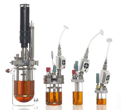 The HEL BioXplorer 400- parallel bioreactors, working vols up to 400 ml