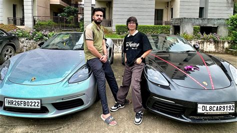 Super Car Leke Elvish Bhai K Paas Pohoch Gaye Youtube