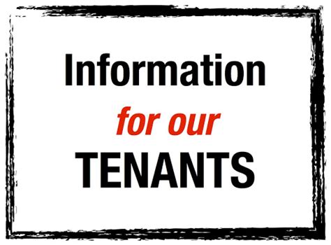 Information For Tenants Hjaltland Housing Association