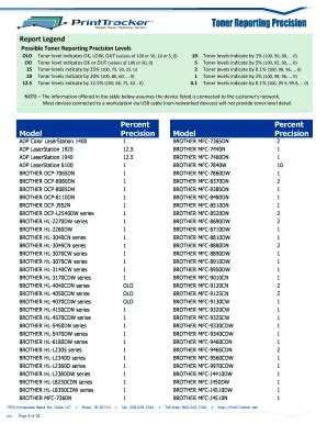 Fillable Online Report Legend Fax Email Print Pdffiller