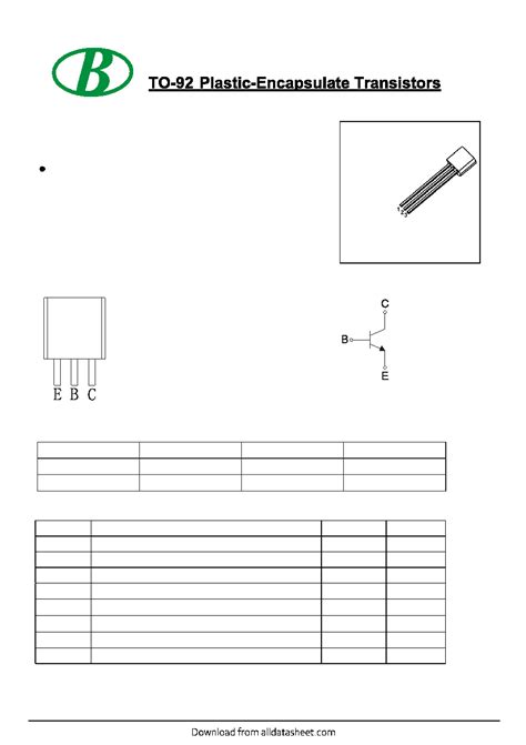 A42-TA datasheet(1/5 Pages) DGNJDZ | TO-92 Plastic-Encapsulate Transistors