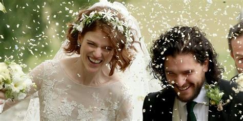 As Ha Sido La Rom Ntica Boda De Kit Harington Y Rose Leslie De Juego