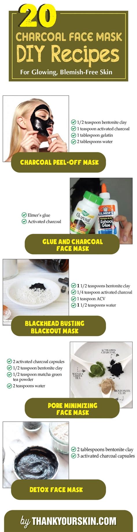 20 Diy Charcoal Face Masks You Should Totally Try Today