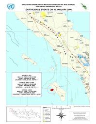 Earthquake Map 13 Jan 06 Katalog Peta Banda Aceh