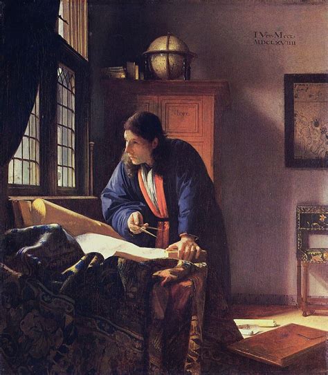 A Discussion Of The Astronomer By Vermeer