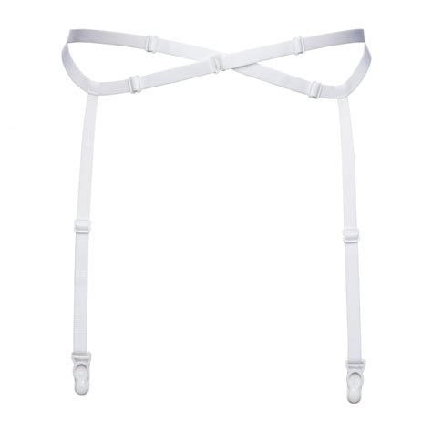 Bondage Garter Belt In White Flash You And Me Lingerie
