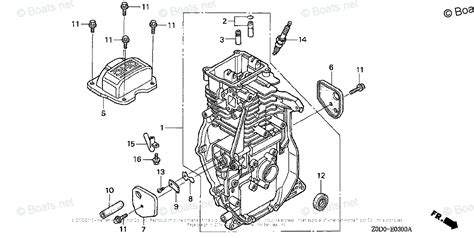 honda small engines gx oem parts diagram  cylinder barrel boatsnet