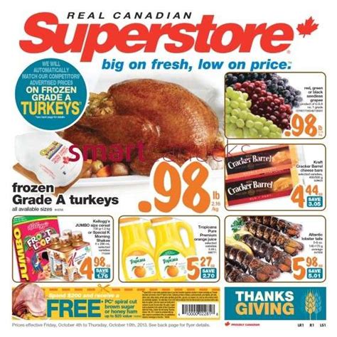 Real Canadian Superstore On Flyer October To