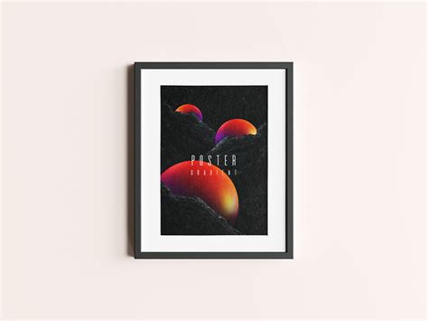 gradient poster on Behance