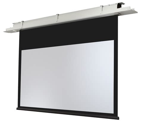 Ecran encastrable au plafond celexon Expert motorisé 220 x 124 cm