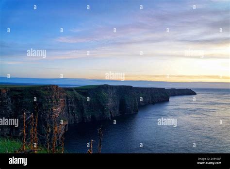 Cliffs of Moher Sunset, Ireland Stock Photo - Alamy