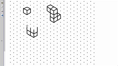 Isometric Dot Paper And 3d Shapes Youtube