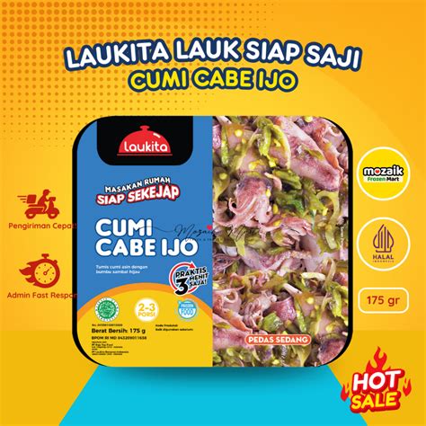 Jual Laukita Cumi Cabe Ijo Gr Lauk Siap Saji Lauk Frozen Lauk