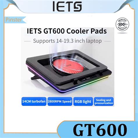 Iets Gt Powerful Turbo Fan Rgb Laptop Cooling Pad Gaming Laptop