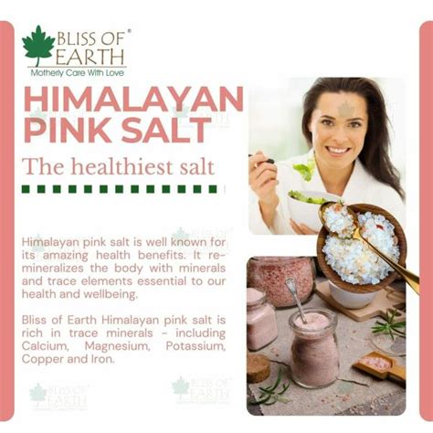 Bliss Of Earth Gm Pure Himalayan Pink Salt Of Pakistan Cooking No