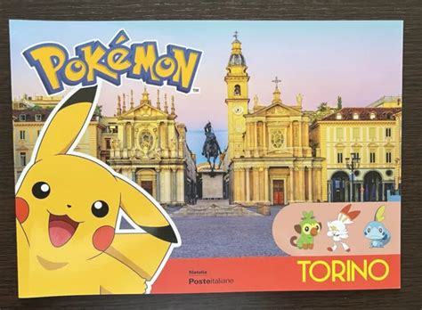 Folder Filatelico Poste Italiane Pokemon Torino Nr Di