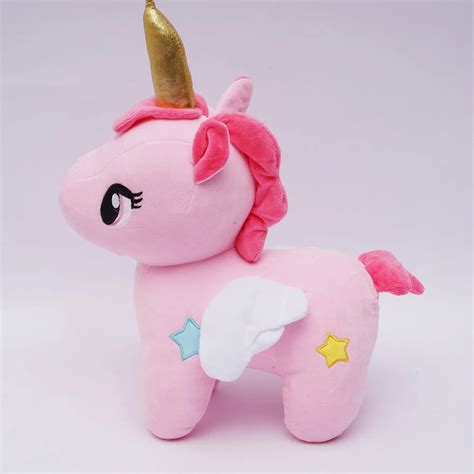 Plush Toy Cute Rainbow Unicorn Toy Angel Wings Unicorn Stuffed Animal