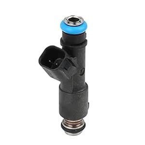 Uxcell DC 12V 2 Pin 4 Holes Black Petrol Fuel Injector 12582219