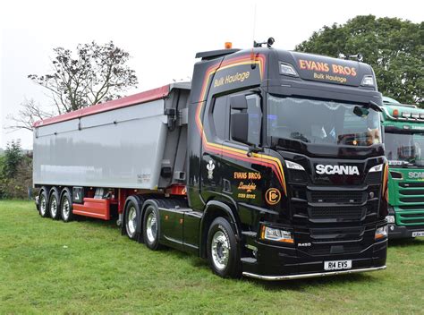 Evans Bros Bulk Haulage Ltd Scania R Sleeper Highline Bulk Tipper