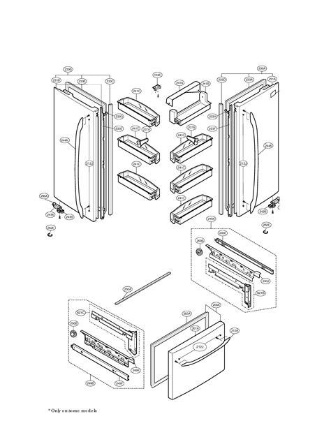 Lg Refrigerator Freezer Parts Diagram